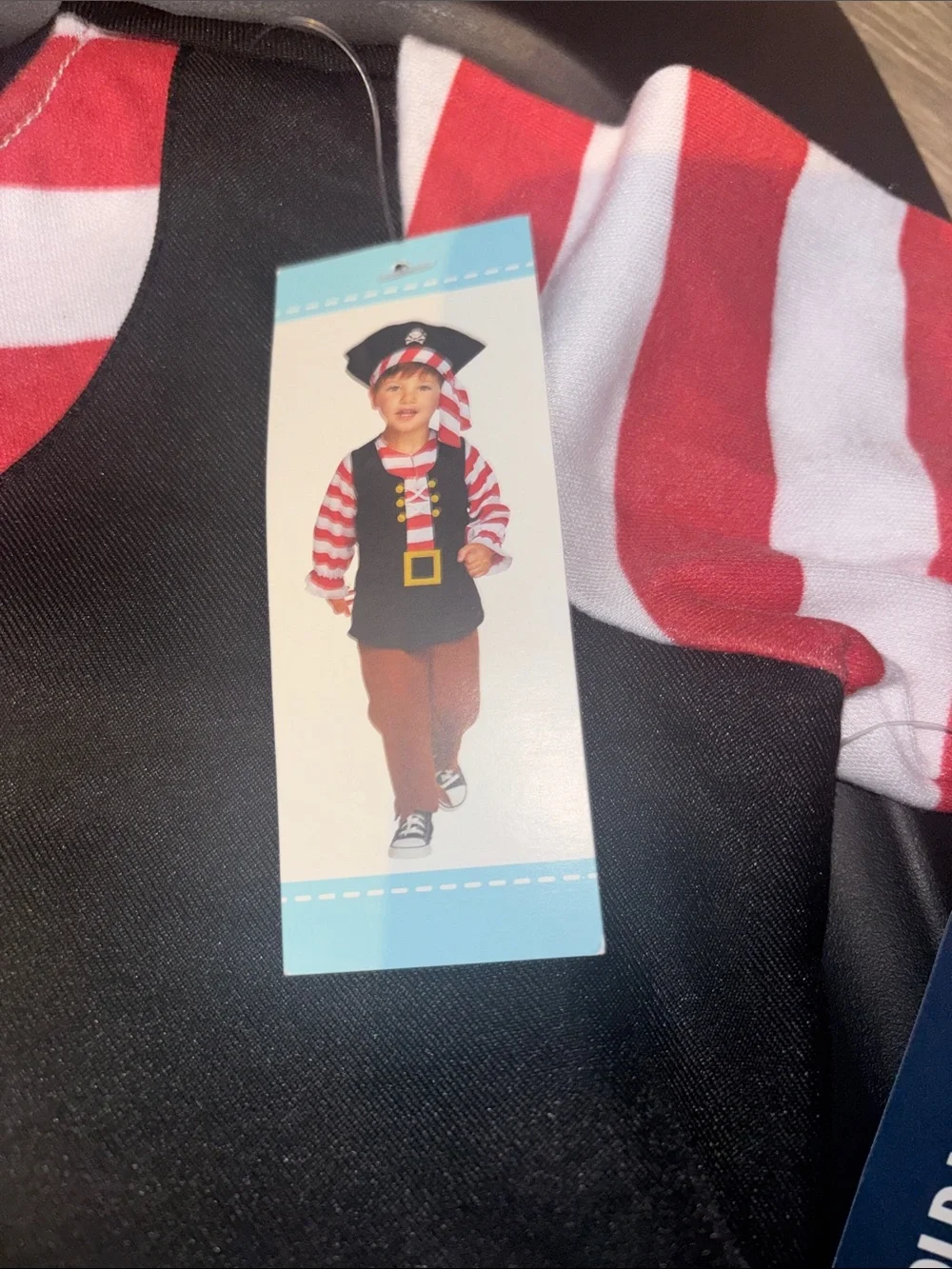 Old Navy Red, Black & Brown Pirate Costume for Kids